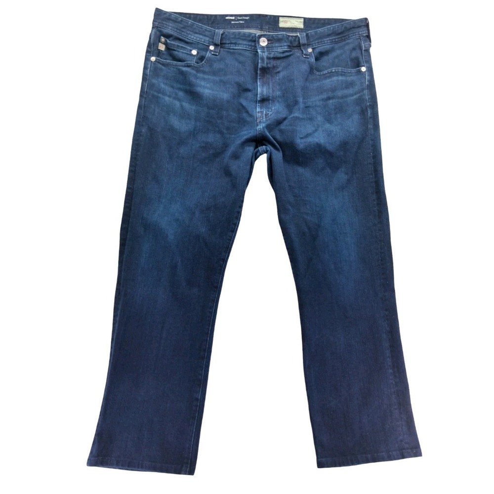 AG Adriano Goldschmied Protege Jeans Men 38x34 (31") Blue Straight Denim Stretch